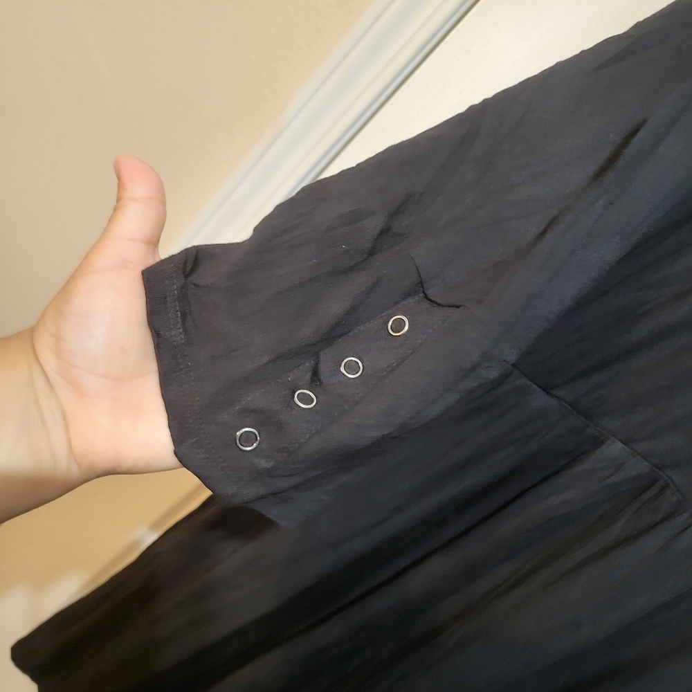 Torrid Super Soft Black Mock Midi Dress - Picture 6 of 13